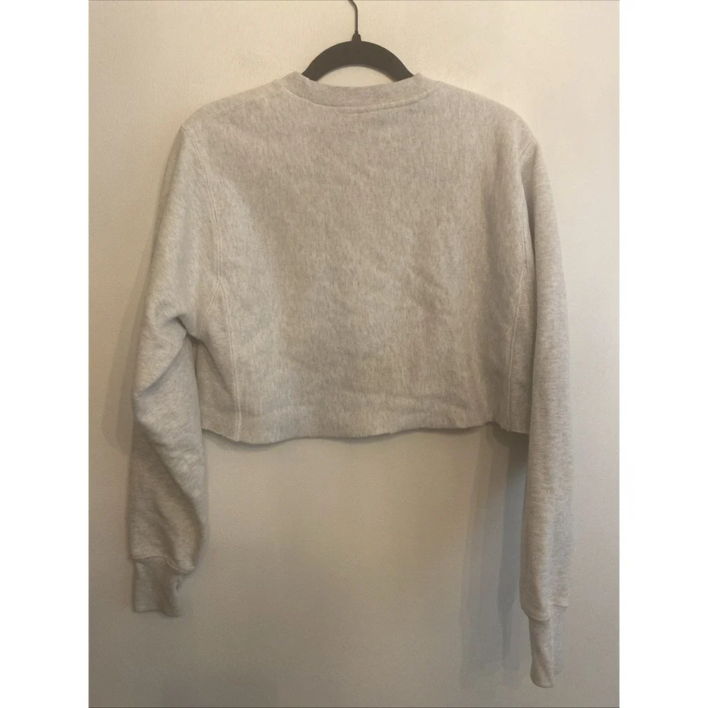 Vtg Champion Reverse Weave 90's Harvard Embroidered Crop Sweatshirt Size Small - Picture 7 of 10